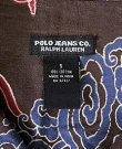 画像2: RALPH LAUREN "POLO JEANS" コットン 半袖 オープンカラーシャツ ブラウン/総柄 (VINTAGE)