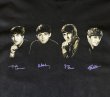 画像3: 90'S THE BEATLES 袖プリント入り 半袖 Tシャツ ブラック USA製 (VINTAGE)