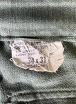 画像2: 60'S アメリカ軍 US ARMY "OG107" コットンサテン ベイカーパンツ WALDESジップ ミリタリーグリーン (VINTAGE)