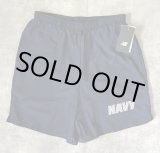 画像: アメリカ軍 US NAVY "NEW BALANCE製" ナイロン トレーニングショーツ USA製 (DEADSTOCK)