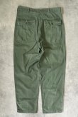画像4: 60'S アメリカ軍 US ARMY "OG107" コットンサテン ベイカーパンツ WALDESジップ ミリタリーグリーン (VINTAGE)