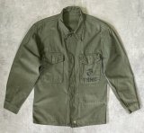 画像: 50'S アメリカ軍 USMC "P-58" ステンシル入り コットンサテン ユーティリティシャツ (VINTAGE)