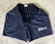 画像3: アメリカ軍 US NAVY ナイロン トレーニングショーツ ネイビー (VINTAGE)