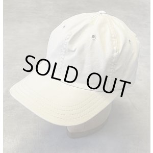 画像: 90'S RALPH LAUREN ロゴ無し ベースボールキャップ ベージュ USA製 (VINTAGE)