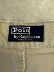 画像2: 90'S RALPH LAUREN "ボックスロゴ" ツープリーツ チノショーツ ベージュ TALONジップ USA製 (VINTAGE)