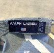 画像6: 90'S RALPH LAUREN POLO SPORT ロゴ刺繍 シャンブレー ベースボールキャップ ブルー USA製 (VINTAGE)