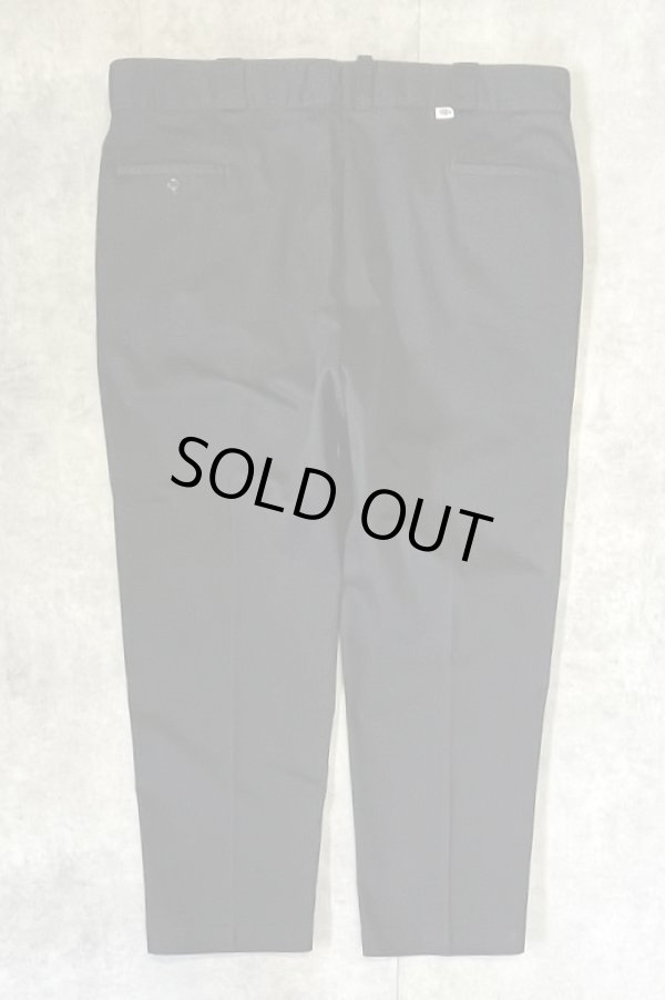 画像1: 80'S DICKIES 874 チビタグ ワークパンツ ブラック W42L29 TALONジップ USA製 (VINTAGE)
