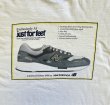 画像6: 90'S JUST FOR FEET "NEW BALANCE 1600" シングルステッチ 両面＆袖プリント 半袖 Tシャツ ホワイト USA製 (VINTAGE)