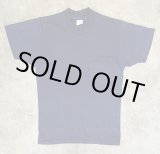 画像: 70'S BRENT シングルステッチ 耳付きポケット 半袖 Tシャツ ネイビー (VINTAGE)