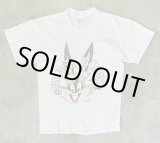 画像: 80'S LOONEY TUNES "BUGS BUNNY" シングルステッチ 半袖 Tシャツ ホワイト USA製 (VINTAGE)