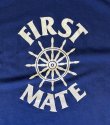 画像3: 80'S SPORTSWEAR "FIRST MATE" シングルステッチ 半袖 Tシャツ ネイビー USA製 (VINTAGE)