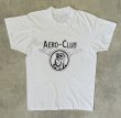 画像1: 80'S AERO-CLUB シングルステッチ 半袖 Tシャツ ホワイト (VINTAGE)