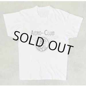 画像: 80'S AERO-CLUB シングルステッチ 半袖 Tシャツ ホワイト (VINTAGE)