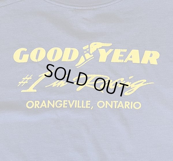 画像5: 90'S GOOD YEAR シングルステッチ 両面プリント 半袖 Tシャツ フェードネイビー カナダ製 (VINTAGE)
