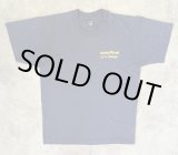 画像: 90'S GOOD YEAR シングルステッチ 両面プリント 半袖 Tシャツ フェードネイビー カナダ製 (VINTAGE)