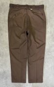 画像1: 80'S DICKIES 874 チビタグ ワークパンツ フェードブラウン W38L31 42TALONジップ USA製 (VINTAGE)