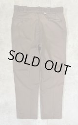 画像: 80'S DICKIES 874 チビタグ ワークパンツ フェードブラウン W38L31 42TALONジップ USA製 (VINTAGE)