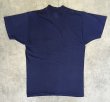 画像4: 70'S BRENT シングルステッチ 耳付きポケット 半袖 Tシャツ ネイビー (VINTAGE)