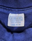 画像2: 70'S BRENT シングルステッチ 耳付きポケット 半袖 Tシャツ ネイビー (VINTAGE)