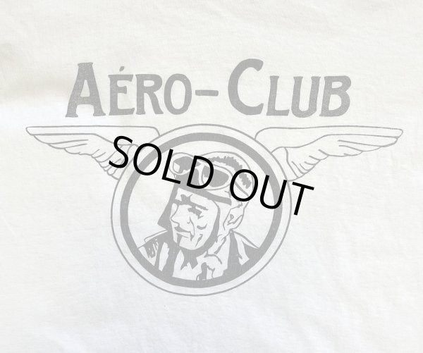 画像2: 80'S AERO-CLUB シングルステッチ 半袖 Tシャツ ホワイト (VINTAGE)