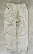 画像5: 90'S RALPH LAUREN ツータック トロピカルウールパンツ ライトベージュ イタリア製 (VINTAGE)