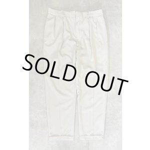 画像: 90'S RALPH LAUREN ツータック トロピカルウールパンツ ライトベージュ イタリア製 (VINTAGE)