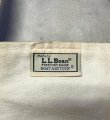 画像2: 80'S LL Bean 2色タグ キャンバス トートバッグ ネイビー/オフホワイト USA製 (VINTAGE)