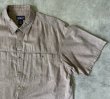 画像3: 90'S PATAGONIA  スナップボタン 半袖 シャンブレーシャツ ライトブラウン 香港製 (VINTAGE)