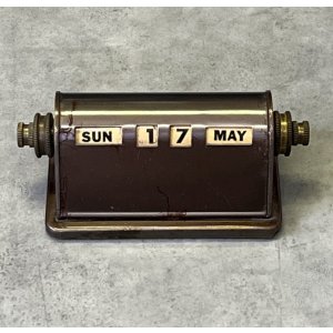 画像: PARK SHERMAN ブラス製 デスクトップ パーペチュアルカレンダー (VINTAGE)