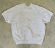 画像3: 90'S ULTRA FLEECE 220 by TULTEX ラグランスリーブ 半袖 スウェットシャツ ヘザーグレー (VINTAGE)