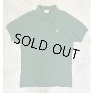 画像: 80'S CHEMISE LACOSTE ポロシャツ ダークグリーン フランス製 (VINTAGE)