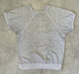 画像: 60〜70'S UNKNOWN ラグランスリーブ 半袖 スウェットシャツ ヘザーグレー (VINTAGE)