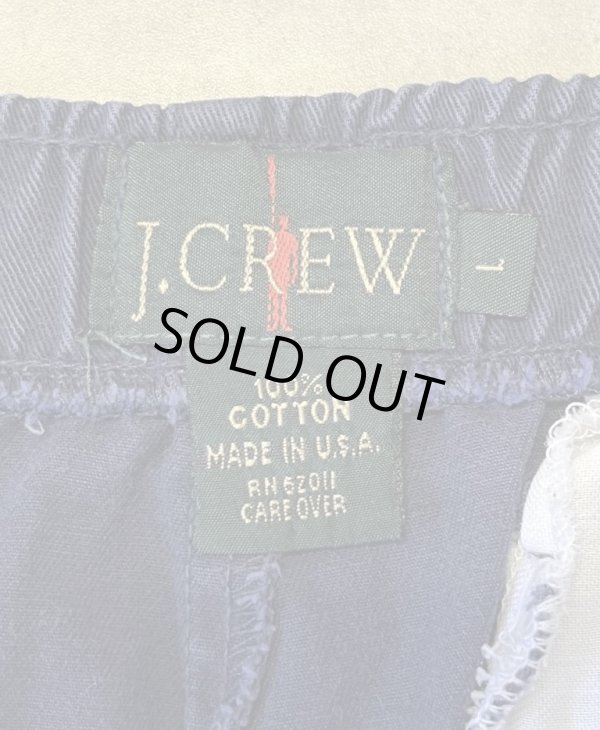画像2: 90'S J.CREW 旧タグ チノショーツ ネイビー USA製 (VINTAGE)