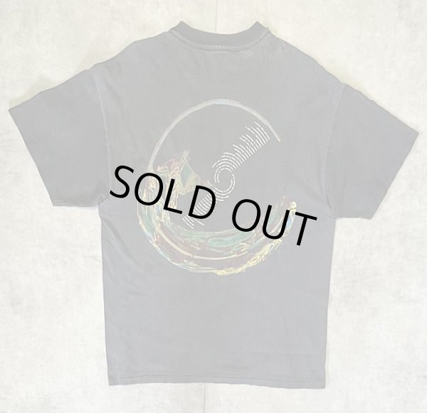 画像4: 90'S JETHRO TULL "25th ANNIVERSARY TOUR" 両面プリント シングルステッチ 半袖 Tシャツ フェードブラック (VINTAGE)