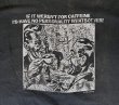 画像3: 90'S CAFFEINE シングルステッチ 半袖 Tシャツ ブラック USA製 (VINTAGE)