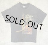 画像: 90'S JETHRO TULL "25th ANNIVERSARY TOUR" 両面プリント シングルステッチ 半袖 Tシャツ フェードブラック (VINTAGE)