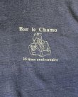 画像3: 90'S BAR LE CHAMO シングルステッチ 半袖 Tシャツ フェードネイビー (VINTAGE)