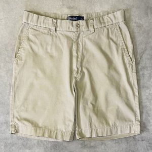 画像: 90'S RALPH LAUREN ノープリーツ チノショーツ ベージュ (VINTAGE)