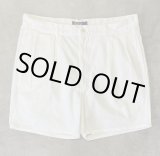 画像: 90'S RALPH LAUREN "ボックスロゴ" ツープリーツ チノショーツ ホワイト (VINTAGE)