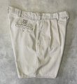 画像4: 90'S RALPH LAUREN "ボックスロゴ" ツープリーツ チノショーツ ベージュ (VINTAGE)