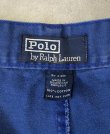 画像2: 90'S RALPH LAUREN "ボックスロゴ" ツープリーツ チノショーツ ダークブルー (VINTAGE)