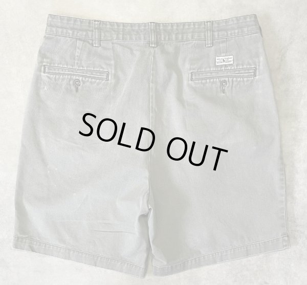 画像5: 90'S RALPH LAUREN "TYLER SHORT" ツープリーツ チノショーツ カーキ (VINTAGE)