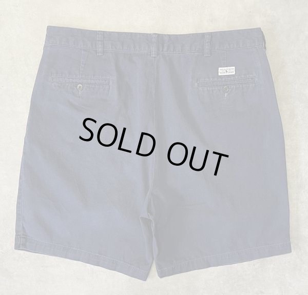 画像5: 90'S RALPH LAUREN ツープリーツ チノショーツ ネイビー (VINTAGE)