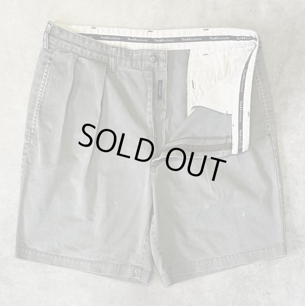 画像3: 90'S RALPH LAUREN "TYLER SHORT" ツープリーツ チノショーツ カーキ (VINTAGE)