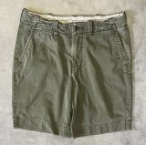 画像: 90'S RALPH LAUREN ノープリーツ ミリタリーチノショーツ オリーブ (VINTAGE)