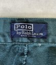 画像2: 90'S RALPH LAUREN "ボックスロゴ" ツープリーツ チノパンツ ダークグリーン USA製 (VINTAGE)