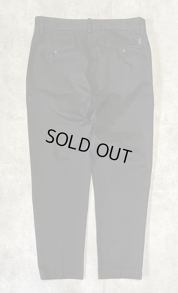 画像3: 90'S RALPH LAUREN "ETHAN PANT" ツープリーツ チノパンツ ブラック (VINTAGE)