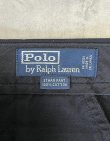 画像2: 90'S RALPH LAUREN "ETHAN PANT" ツープリーツ チノパンツ ブラック (VINTAGE)