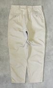 画像3: 90'S RALPH LAUREN "ボックスロゴ" ツープリーツ チノパンツ ベージュ USA製 (VINTAGE)
