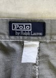 画像2: 90'S RALPH LAUREN "ボックスロゴ" ツープリーツ チノパンツ カーキ (VINTAGE)